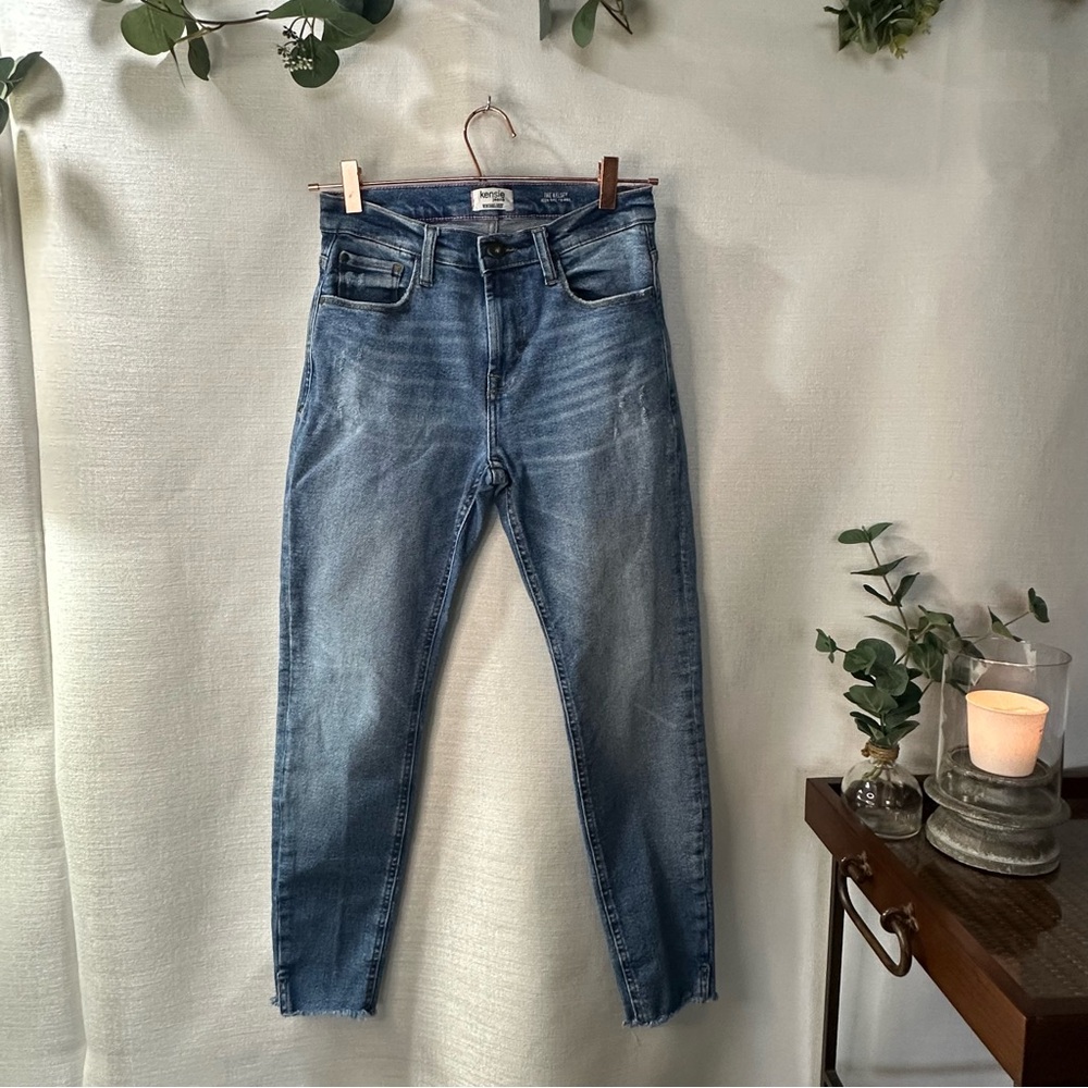 Kensie jeans Vintage Luxe “The Kelsie” High Rise Skinny Blue Jeans 2/26